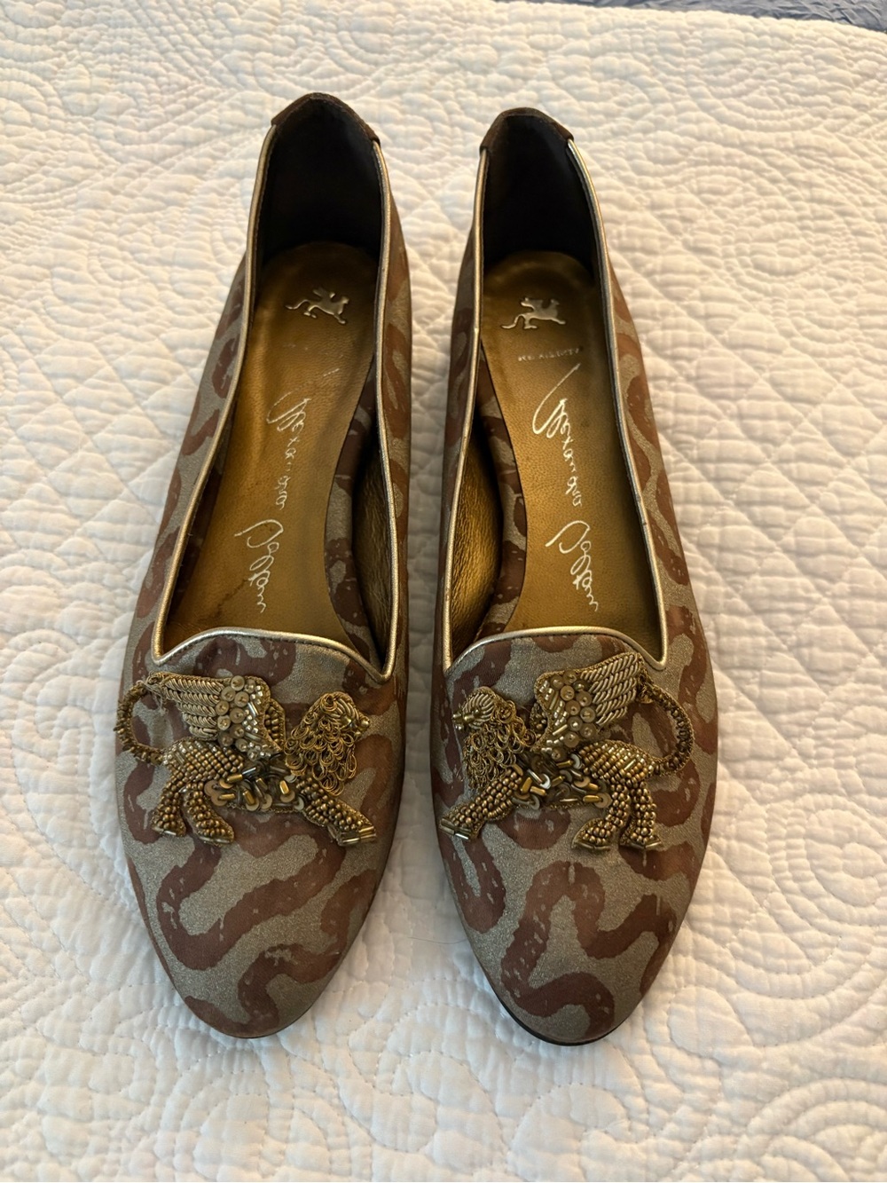 Fabulous embellished women's loafers